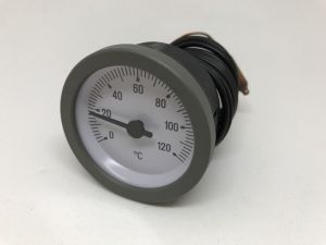 040. Thermometer 0-120 degrees grey