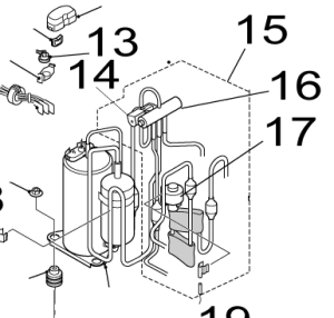 017B. Expansion valve for Nordic Inverter GR N / FR-N
