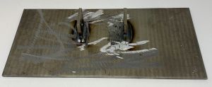 damper plate, front
