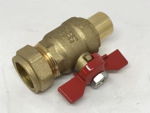 050. Shutoff valve, return line heating system